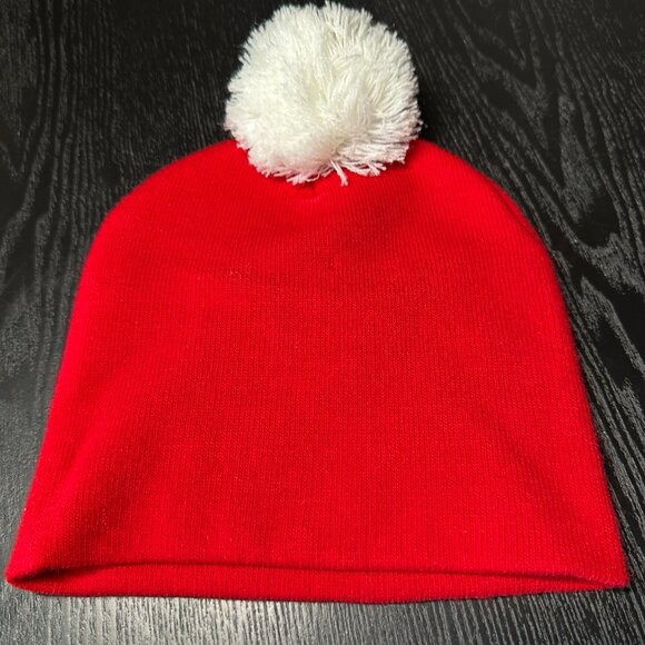 Lotsa Lites Christmas Beanie w/ Pom & Flashing Lights - 6 LED's - 3 Speeds - Picture 5 of 5